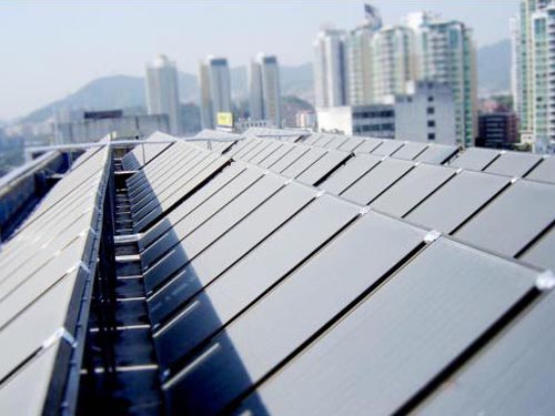 平板太阳能集中供热系统